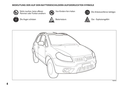 2010-2011 Fiat Sedici Owner's Manual | German