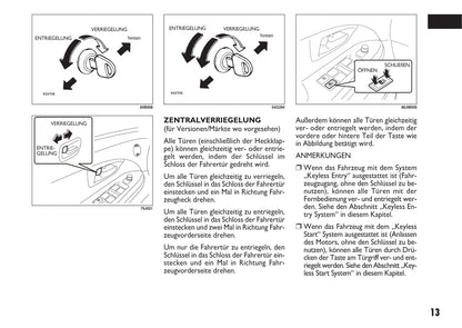 2010-2011 Fiat Sedici Owner's Manual | German