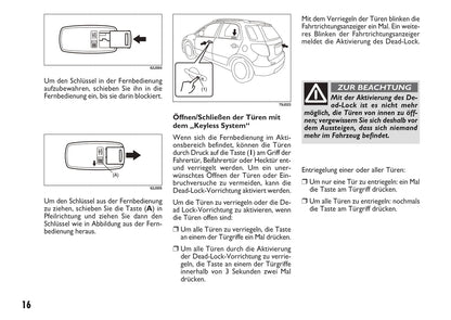 2010-2011 Fiat Sedici Owner's Manual | German