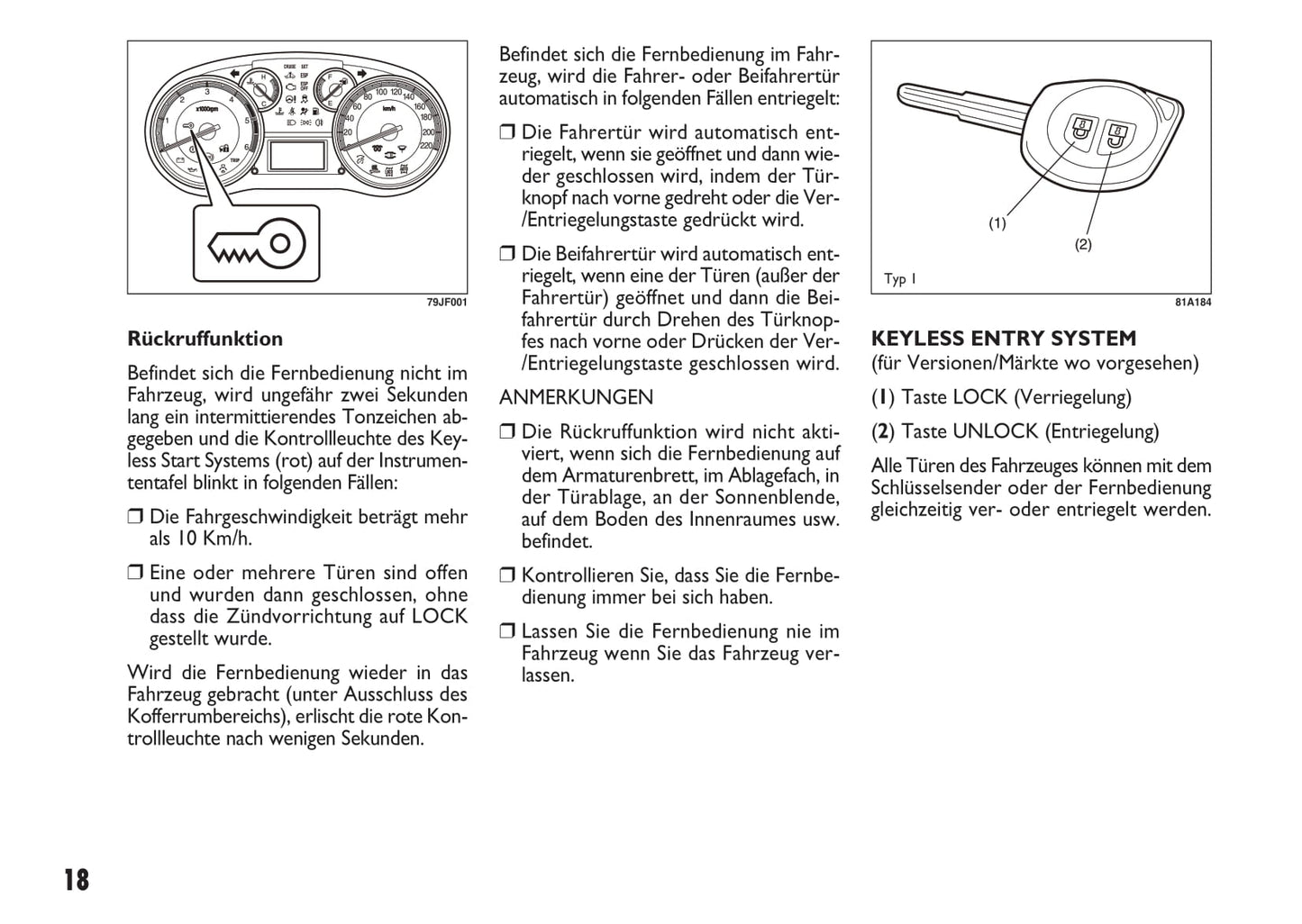 2010-2011 Fiat Sedici Owner's Manual | German