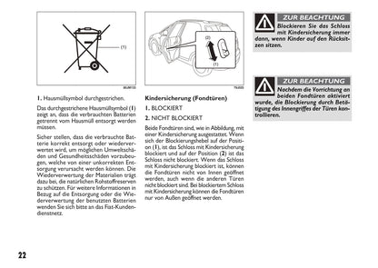 2010-2011 Fiat Sedici Owner's Manual | German