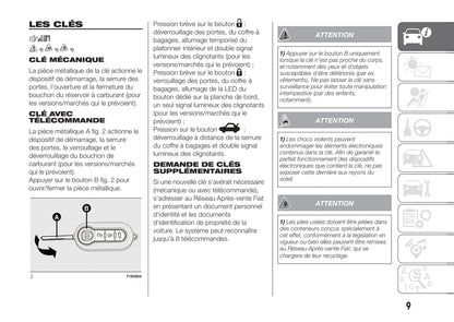 2012-2017 Fiat Punto Manuel du propriétaire | Français