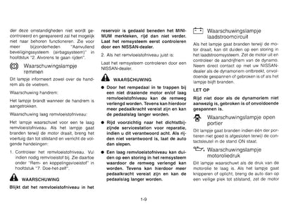 2001-2002 Nissan Primera Gebruikershandleiding | Nederlands