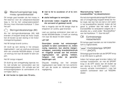 2001-2002 Nissan Primera Gebruikershandleiding | Nederlands