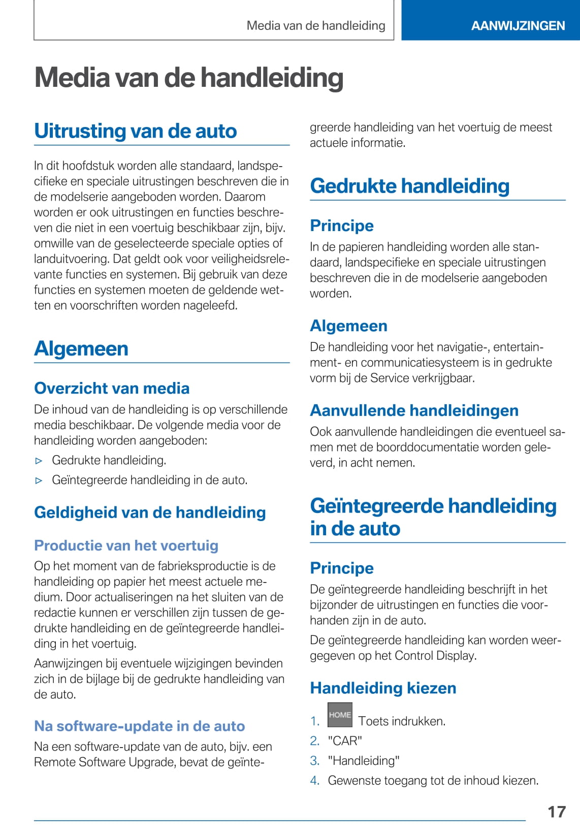 2020 BMW 7 Series Owner's Manual | Dutch