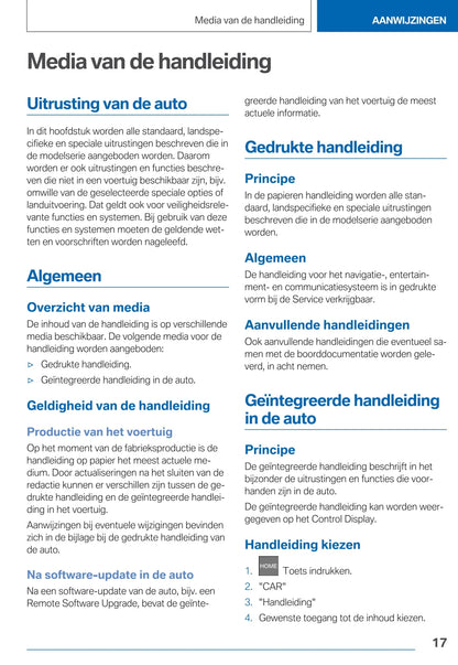 2020 BMW 7 Series Owner's Manual | Dutch