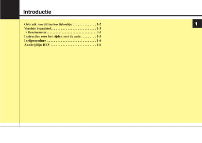 2016-2017 Kia Niro Owner's Manual | Dutch