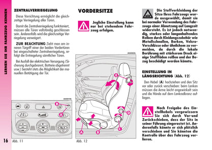 2007-2011 Alfa Romeo GT Manuel du propriétaire | Allemand