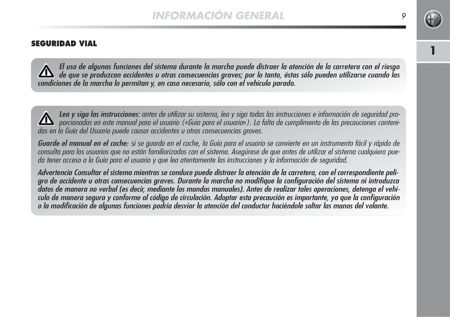 Alfa Romeo Mito Blue&Me Instrucciones 2008 - 2014