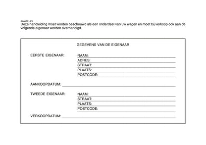 2006-2007 Hyundai Matrix Gebruikershandleiding | Nederlands