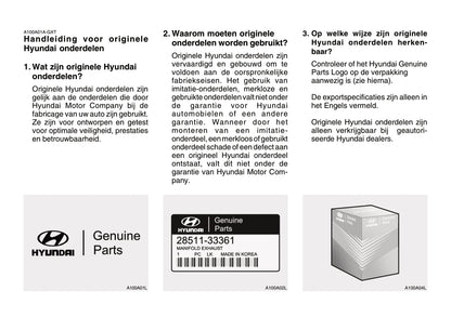 2006-2007 Hyundai Matrix Gebruikershandleiding | Nederlands