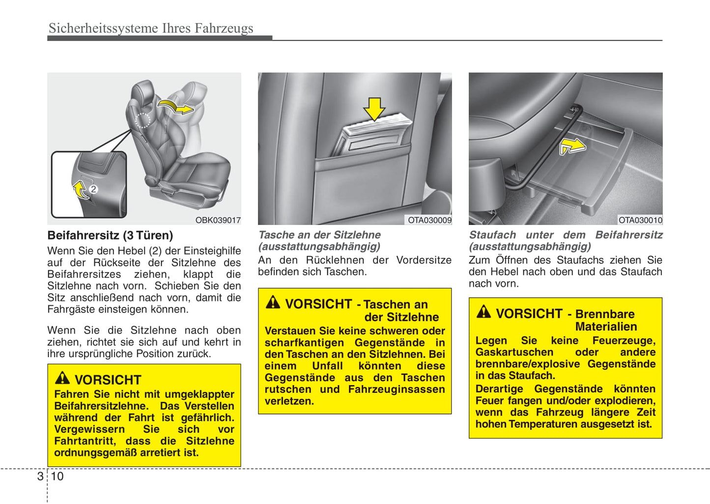 2011-2014 Kia Picanto Manuel du propriétaire | Allemand