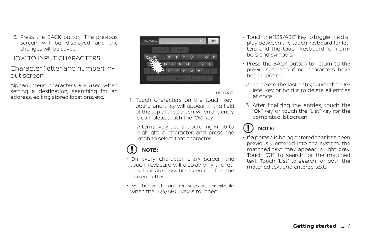 Nissan Navigation System Owner's Manual 2020