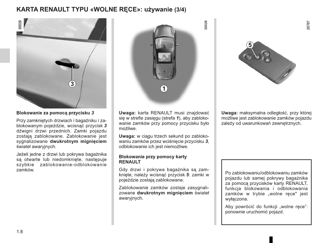 2012-2016 Renault Clio Manuel du propriétaire | Polonais