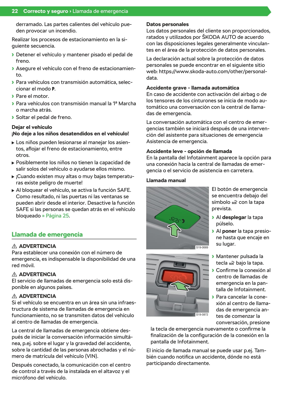 2020 Skoda Octavia Manuel du propriétaire | Espagnol