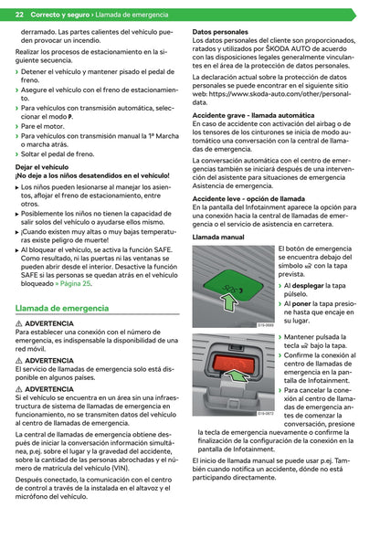 2020 Skoda Octavia Manuel du propriétaire | Espagnol