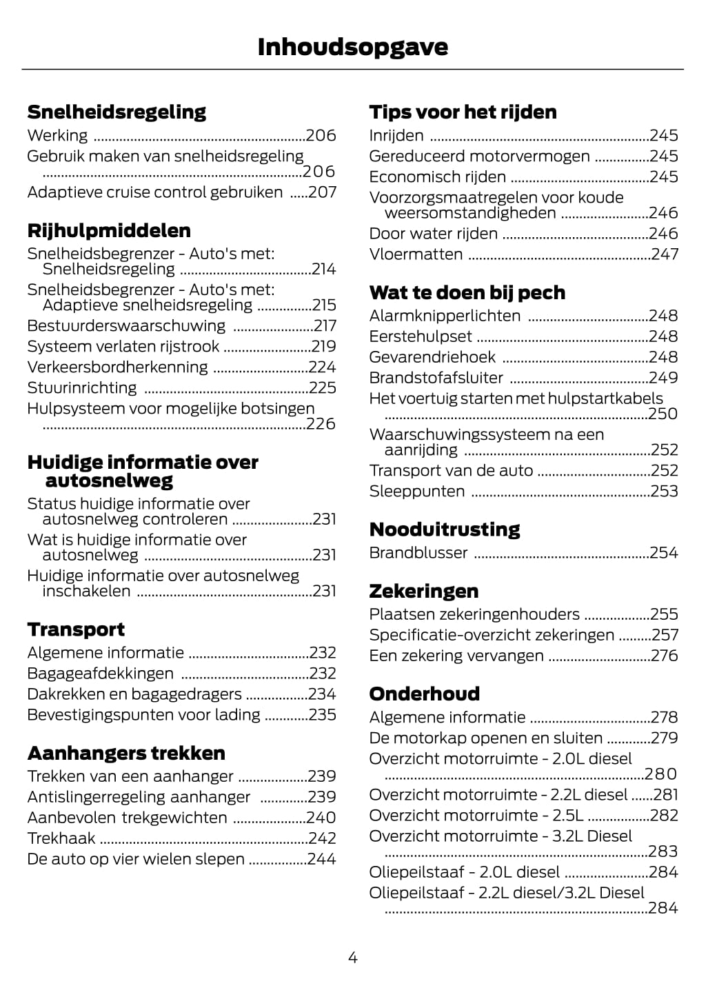 2019-2020 Ford Ranger Gebruikershandleiding | Nederlands