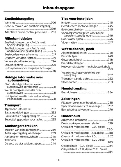 2019-2020 Ford Ranger Gebruikershandleiding | Nederlands