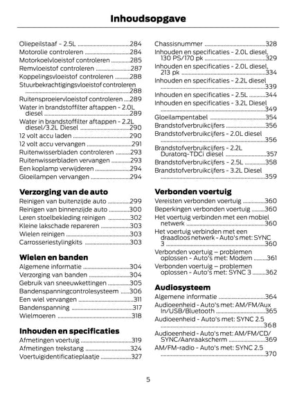 2019-2020 Ford Ranger Gebruikershandleiding | Nederlands