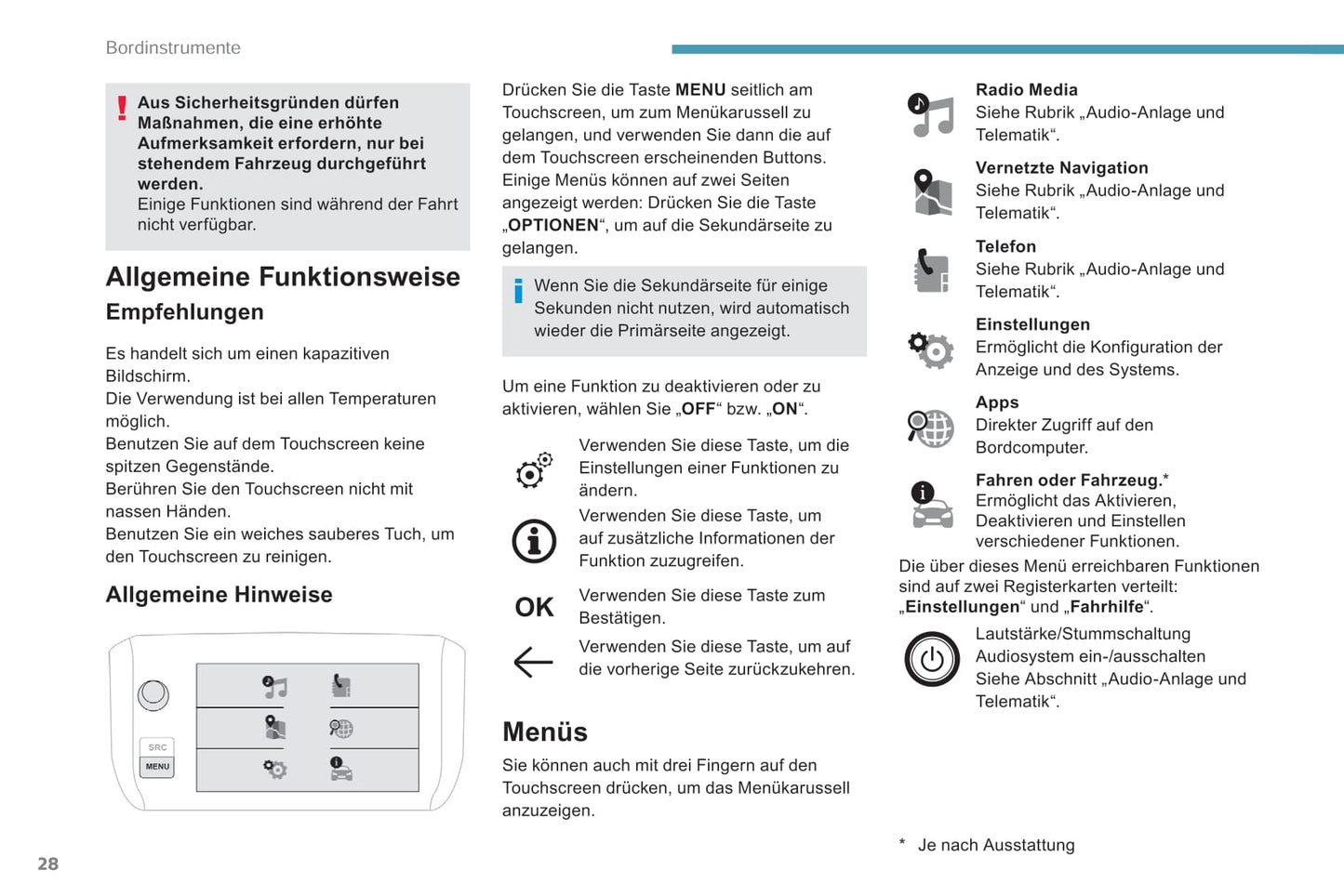 2018-2019 Peugeot 2008 Owner's Manual | German