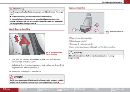 2009-2010 Skoda Roomster Owner's Manual | Dutch