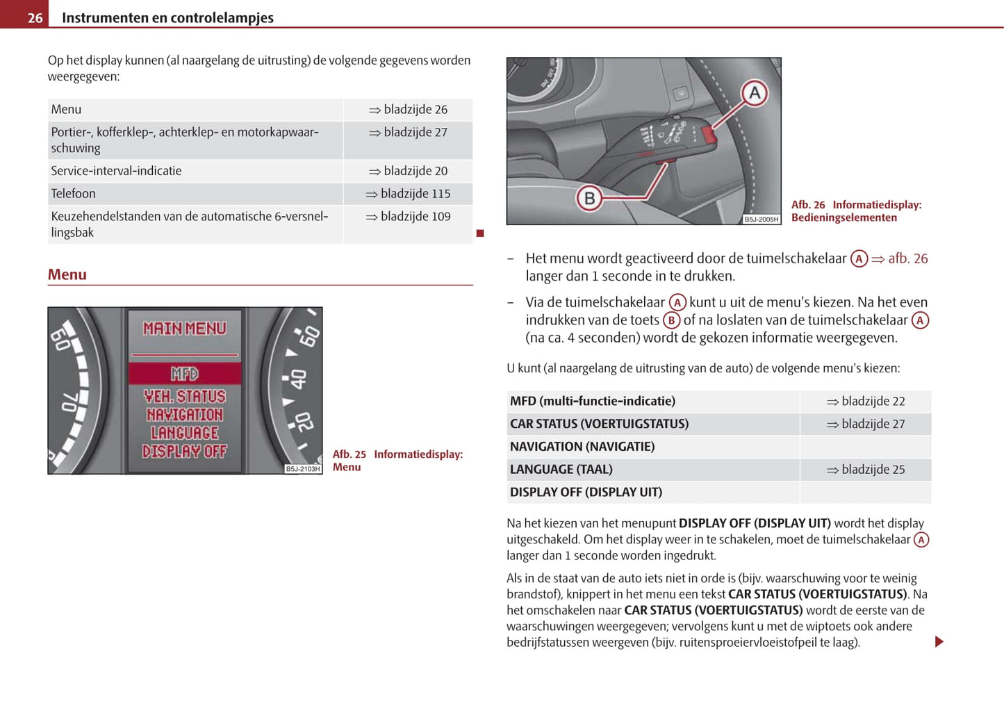 2009-2010 Skoda Roomster Owner's Manual | Dutch