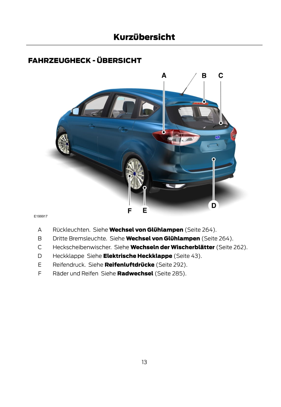 2015 Ford C-Max/Grand-C-Max Owner's Manual | German