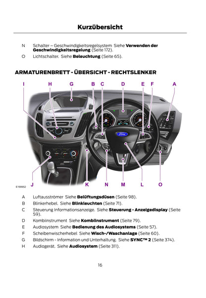 2015 Ford C-Max/Grand-C-Max Owner's Manual | German