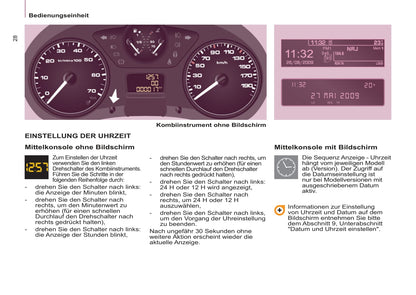 2011-2012 Peugeot Partner Tepee Bedienungsanleitung | Deutsch