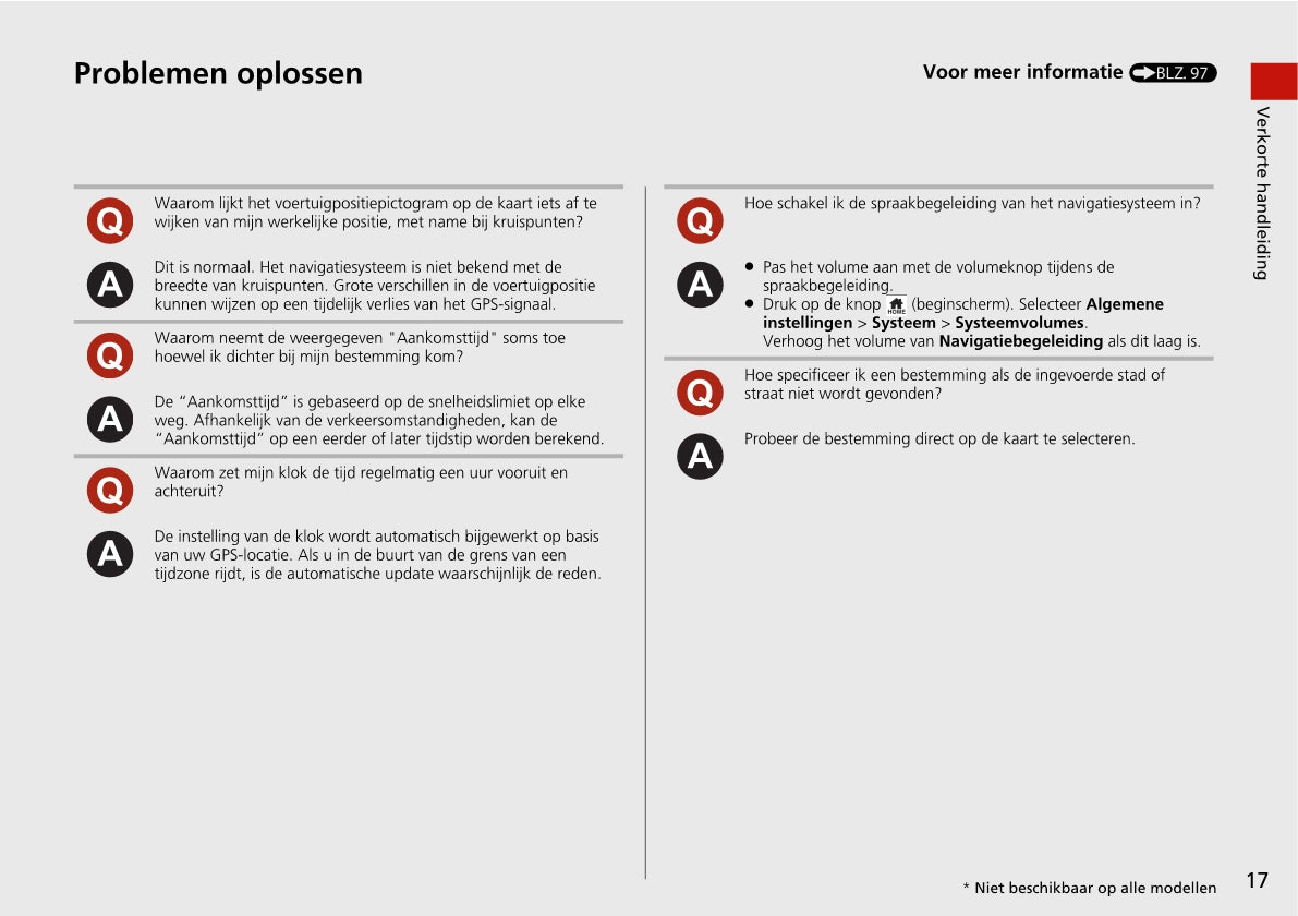 Honda HR-V E Navigatiesysteem Handleiding 2021 - 2023