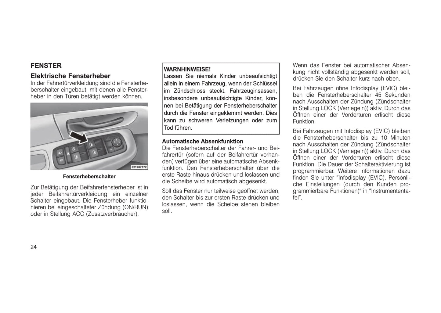 2011-2012 Jeep Cherokee Owner's Manual | German