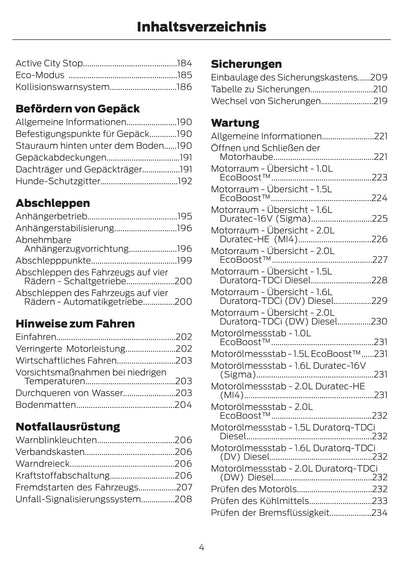 2015 Ford Focus Owner's Manual | German