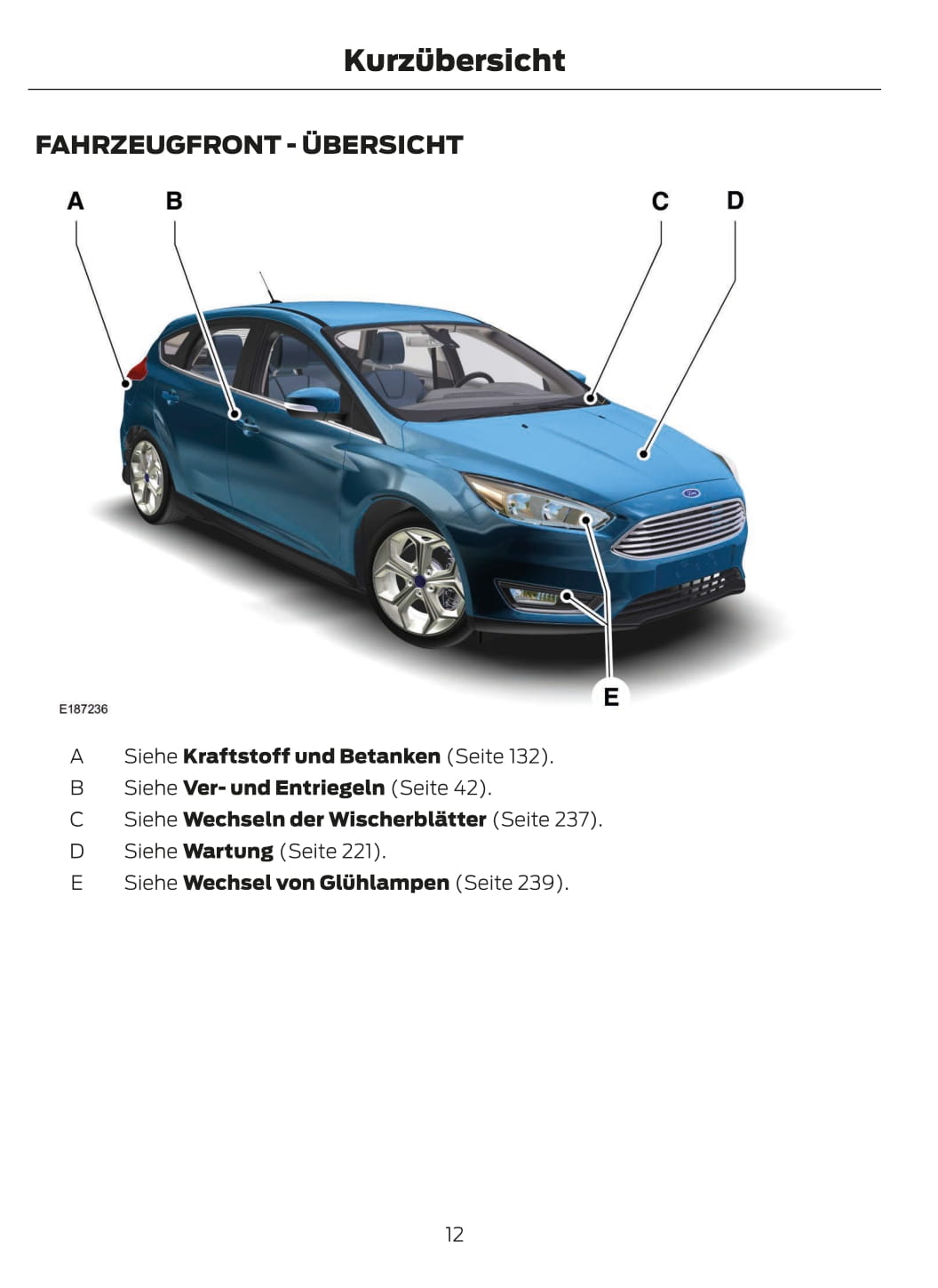 2015 Ford Focus Owner's Manual | German