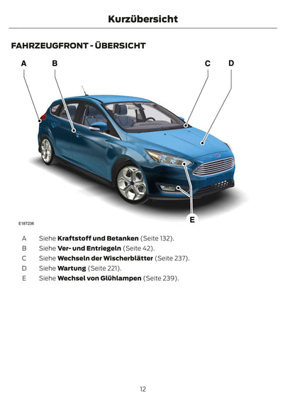 2015 Ford Focus Owner's Manual | German