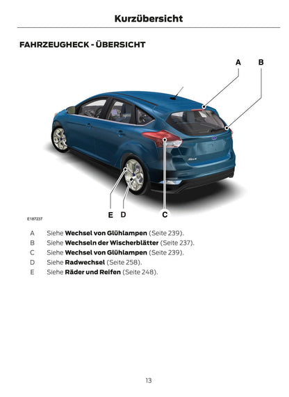 2015 Ford Focus Owner's Manual | German