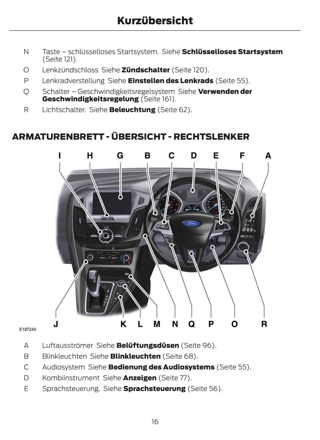 2015 Ford Focus Owner's Manual | German