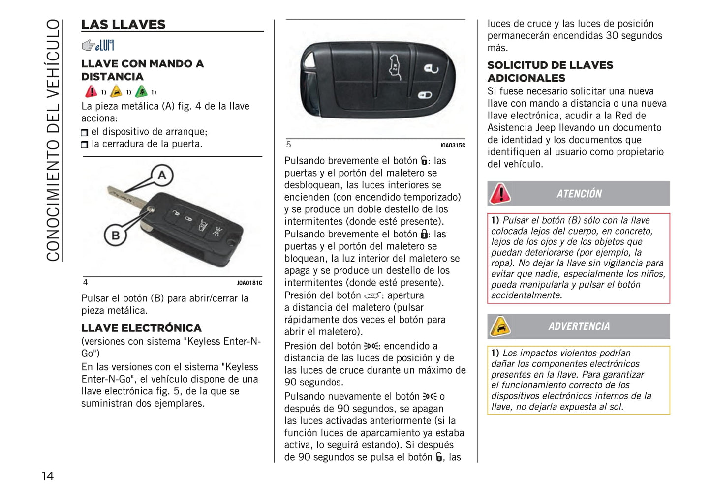 2020-2021 Jeep Renegade Owner's Manual | Spanish