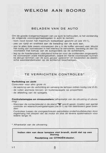 1998-1999 Citroën Xantia Gebruikershandleiding | Nederlands