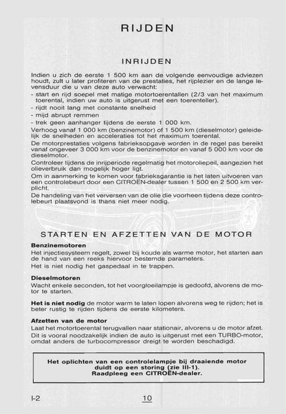 1998-1999 Citroën Xantia Gebruikershandleiding | Nederlands