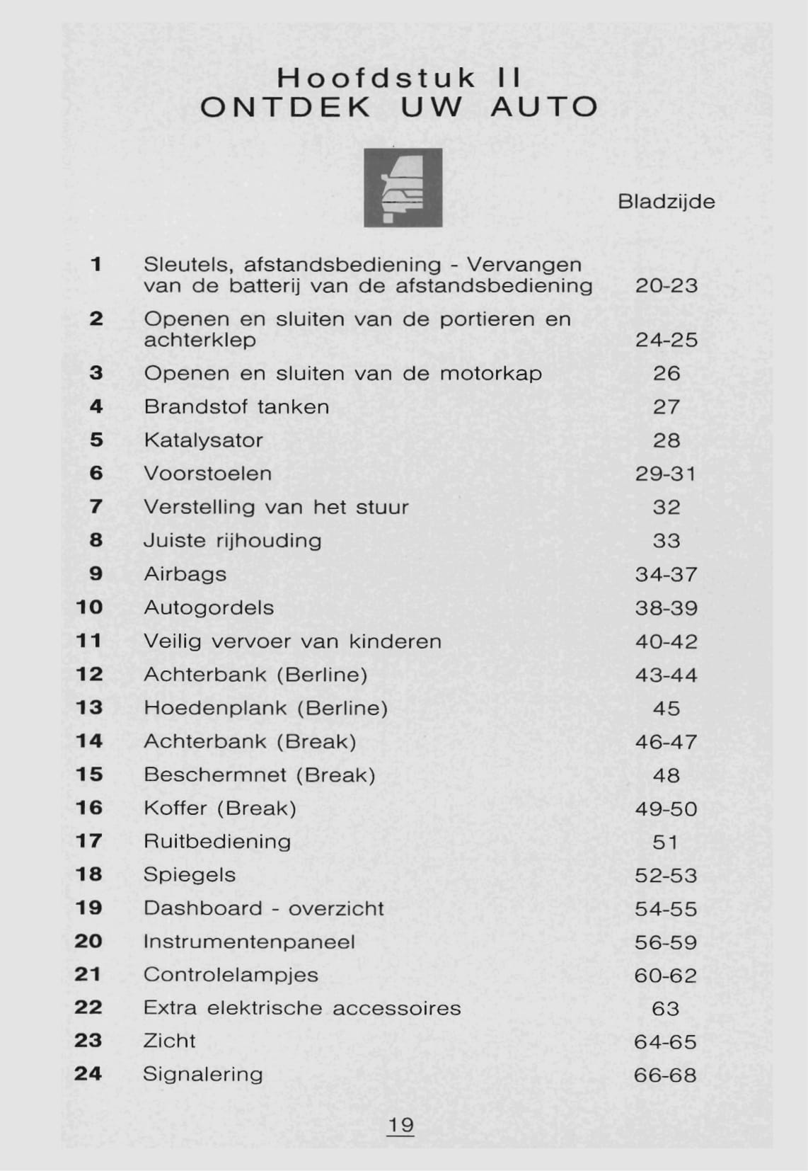 1998-1999 Citroën Xantia Gebruikershandleiding | Nederlands