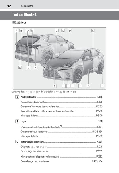 2019-2020 Lexus NX 300h Bedienungsanleitung | Französisch