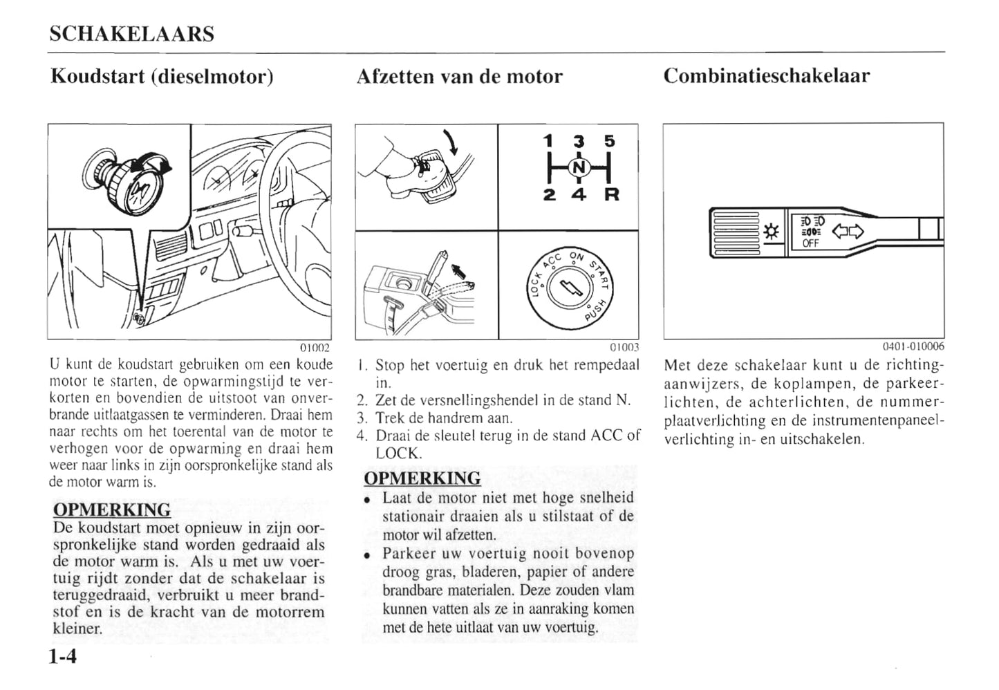 1997-1998 Kia Sportage Gebruikershandleiding | Nederlands