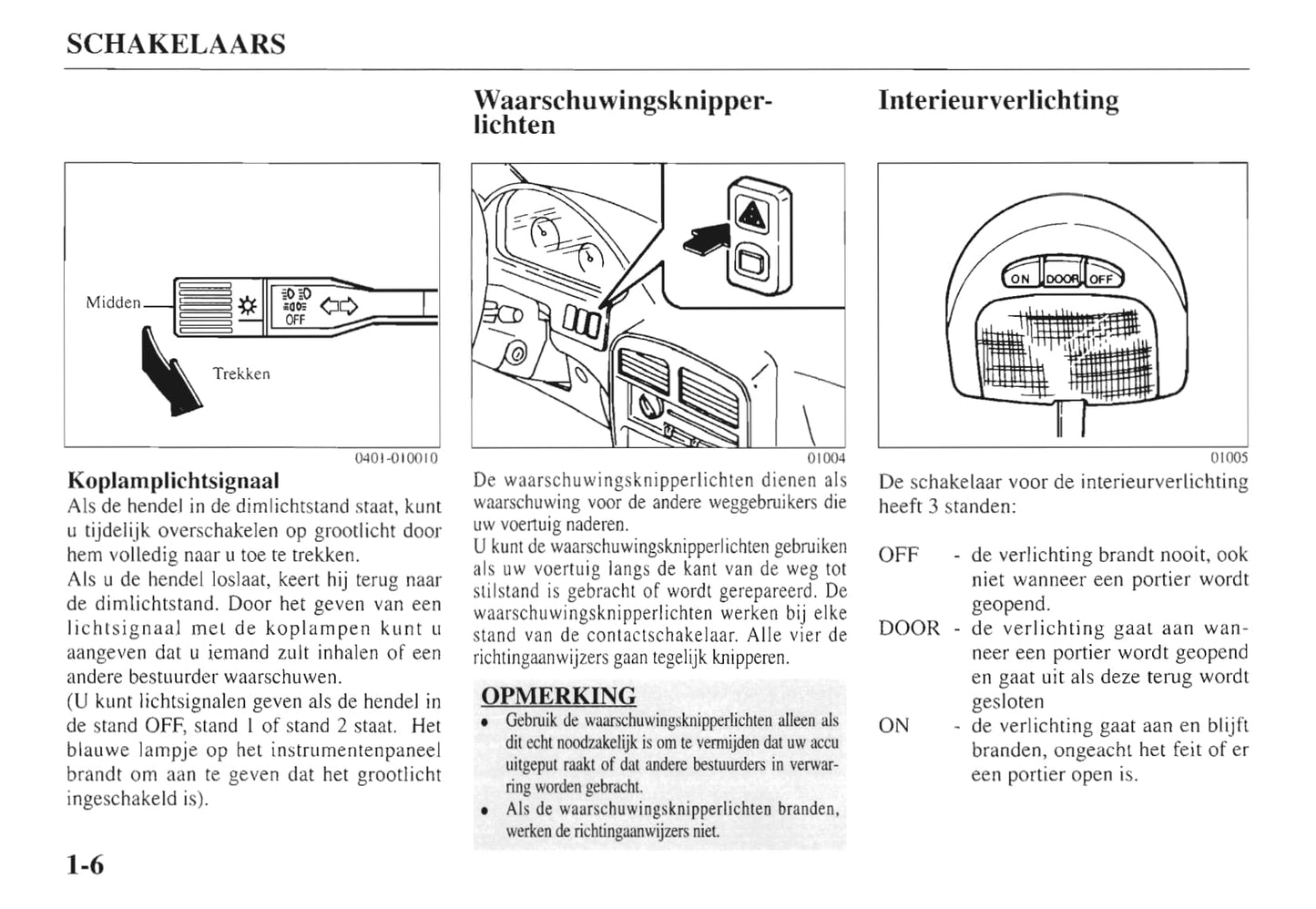 1997-1998 Kia Sportage Gebruikershandleiding | Nederlands