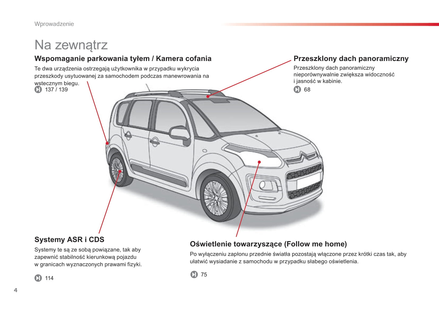 2013-2019 Citroën C3 Picasso Manuel du propriétaire | Polonais