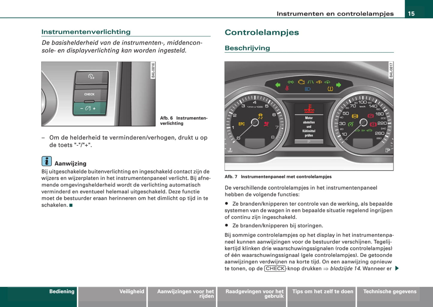 2008-2011 Audi A6 Gebruikershandleiding | Nederlands