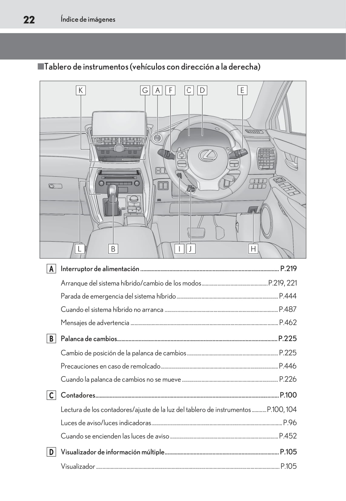 2018-2019 Lexus NX 300h Bedienungsanleitung | Spanisch