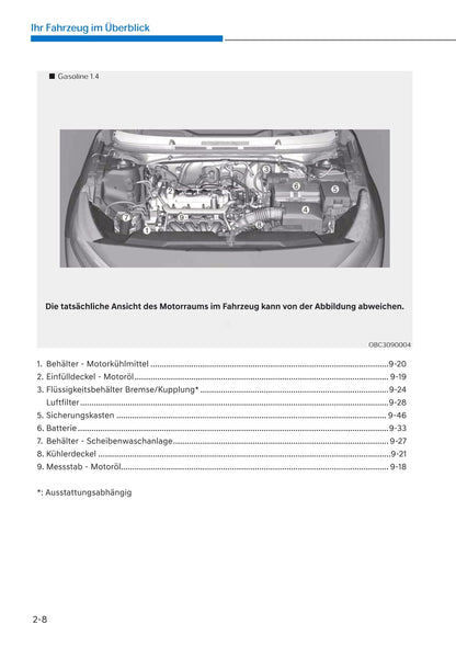 2020-2023 Hyundai i20 Manuel du propriétaire | Allemand