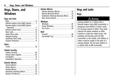 2021 Chevrolet Camaro Owner's Manual | English