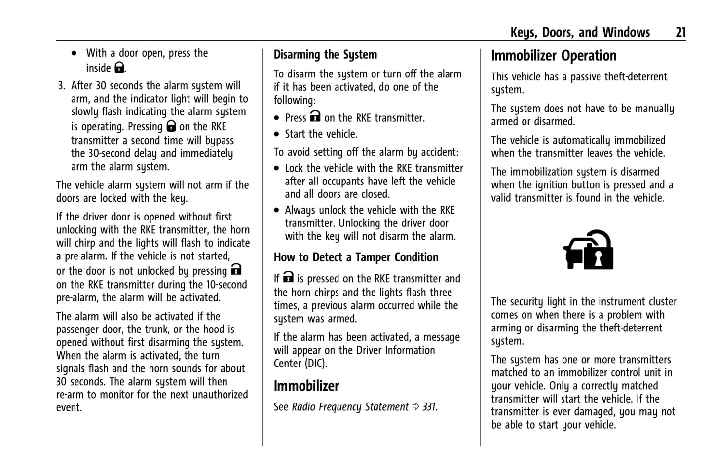 2021 Chevrolet Camaro Owner's Manual | English