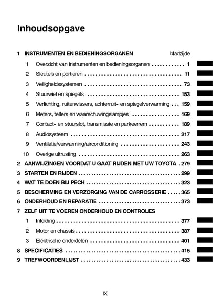 2005-2006 Toyota Yaris Gebruikershandleiding | Nederlands